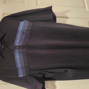 Black and Blue Polo Shirt